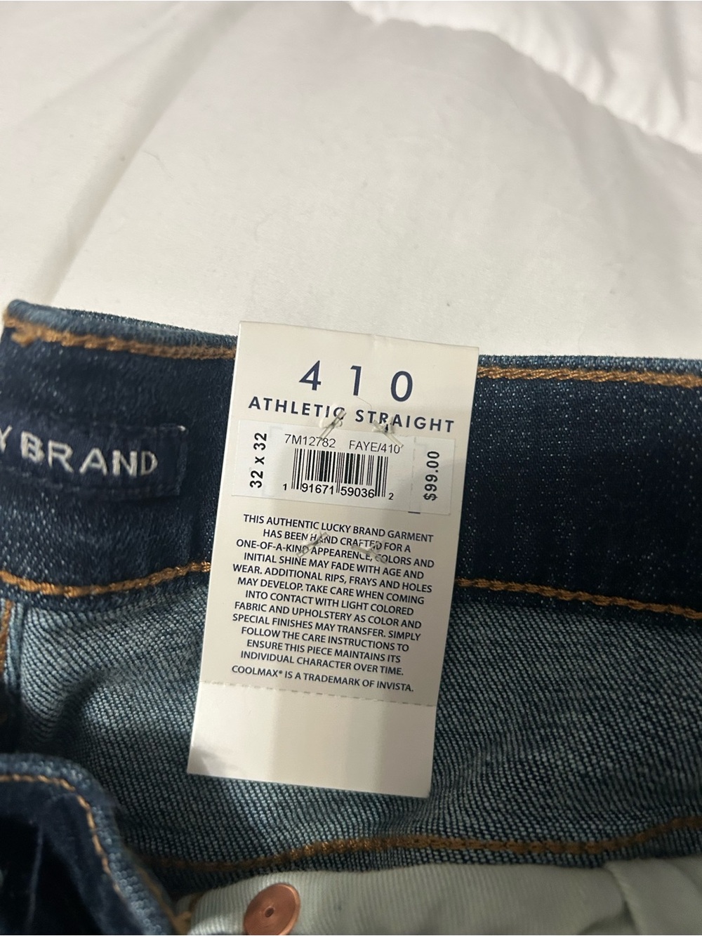 Lucky Brand Dark Blue Men's Jeans 32x32 - Picture 6 of 7